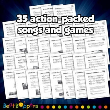 Parachute games for kids with songs and music book bundle. Singing games with parachute activities. Book one